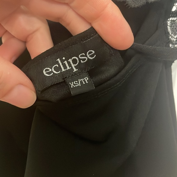 Black bodysuit with lace back detail - Picture 3 of 5